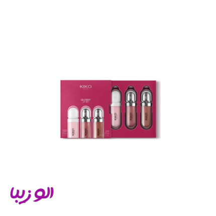 پک لیپ گلاس کیکو ( Glossy lip set01 kiko)