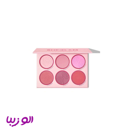 رژگونه 6 رنگ شیگلم (Floral flush blush palette sheglam)