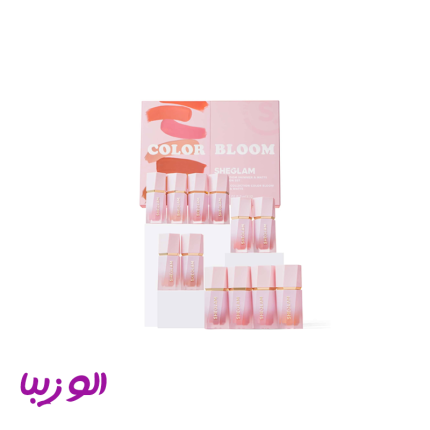 پک رژگونه‌شیگلم(Sheglam-COLOR BLOOM LIQUID BLUSH SHIMMER & MATTE COLLECTION SET)