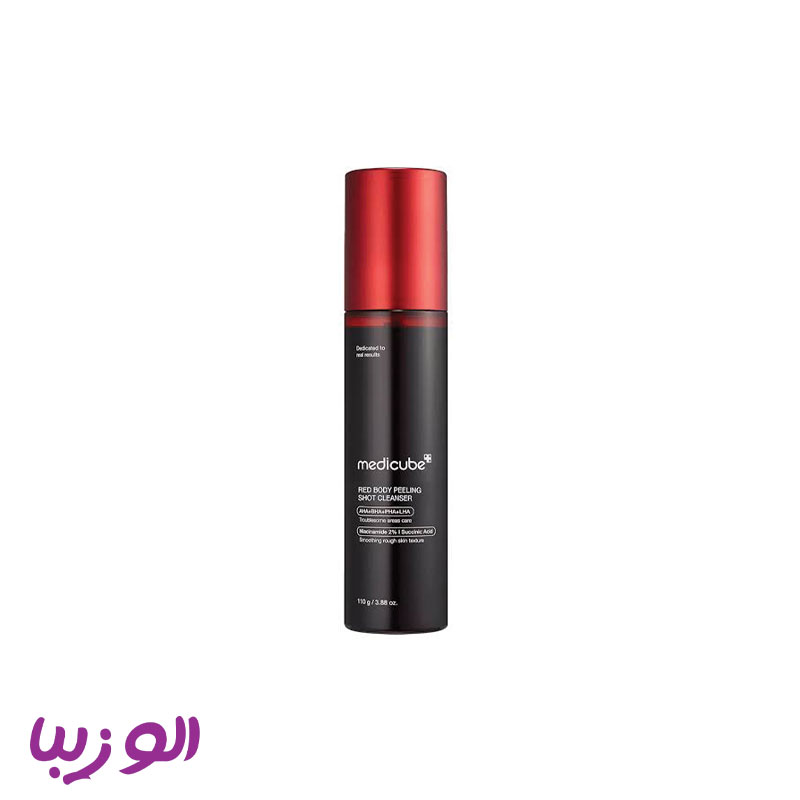 اسپری پیلینگ شات لایه بردار و ضدجوش بدن مدی کیوب (Red acne body peeling shot Medicube)