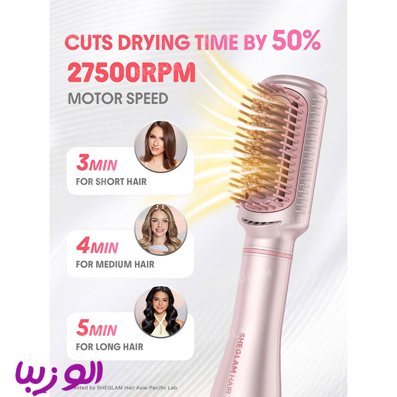 برس صاف کننده و حالت دهنده با هوای گرم شیگلم هیر مدل Blowout Bliss