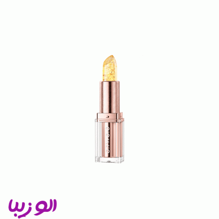 رژلب ترموکرومیک فویل طلایی رنگ 01 او تو او Gold foil thermochromic lipstick 01 (o two o)
