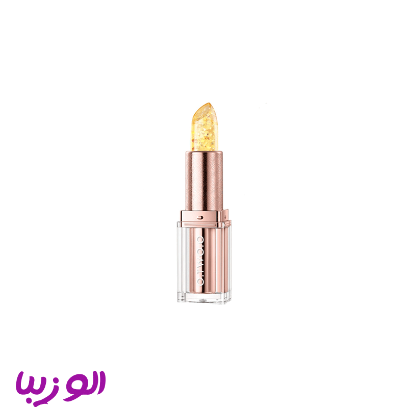 رژلب ترموکرومیک فویل طلایی رنگ 01 او تو او Gold foil thermochromic lipstick 01 (o two o)