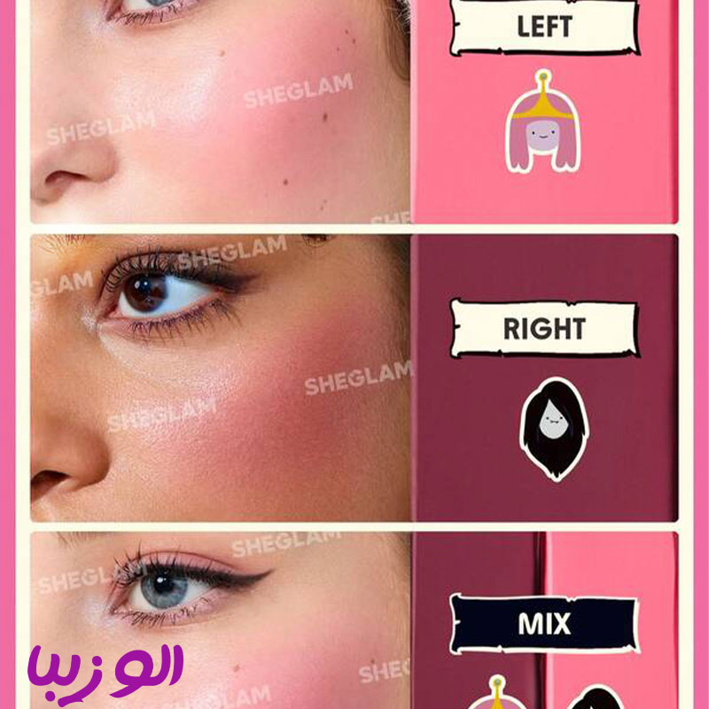 رژگونه دو رنگ کرمی شیگلم (Adventure Time bubbline cream blush duo)