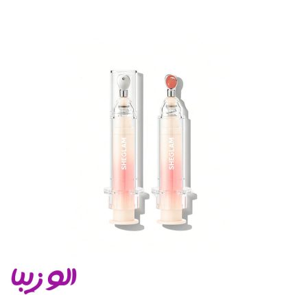 لیپ گلاس براق حجم دهنده شیگلم طرح آمپول (sheglam Booster Shine Plumping Lip Gloss )